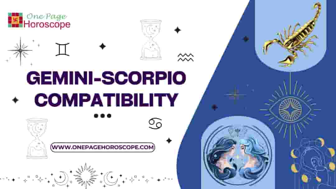 gemini and scorpio Zodiac Compatibility