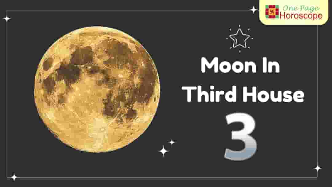 moon in third house