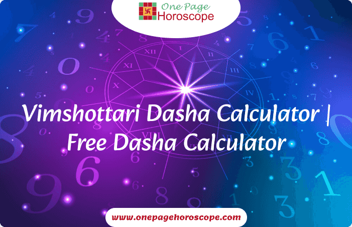 Vimshottari Dasha Calculator