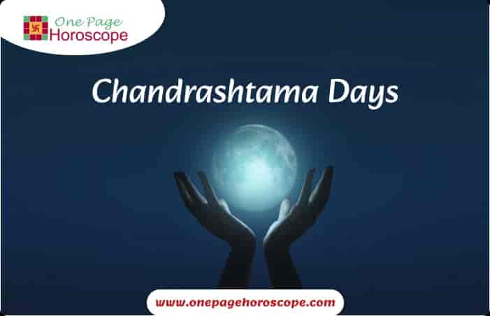 Chandrashtama days