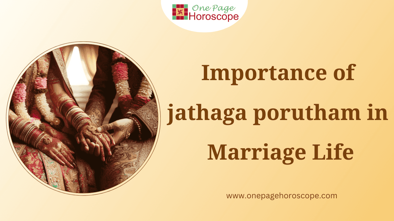 Jathagam Porutham