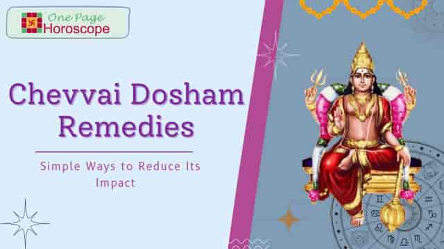 Chevvai Dosham