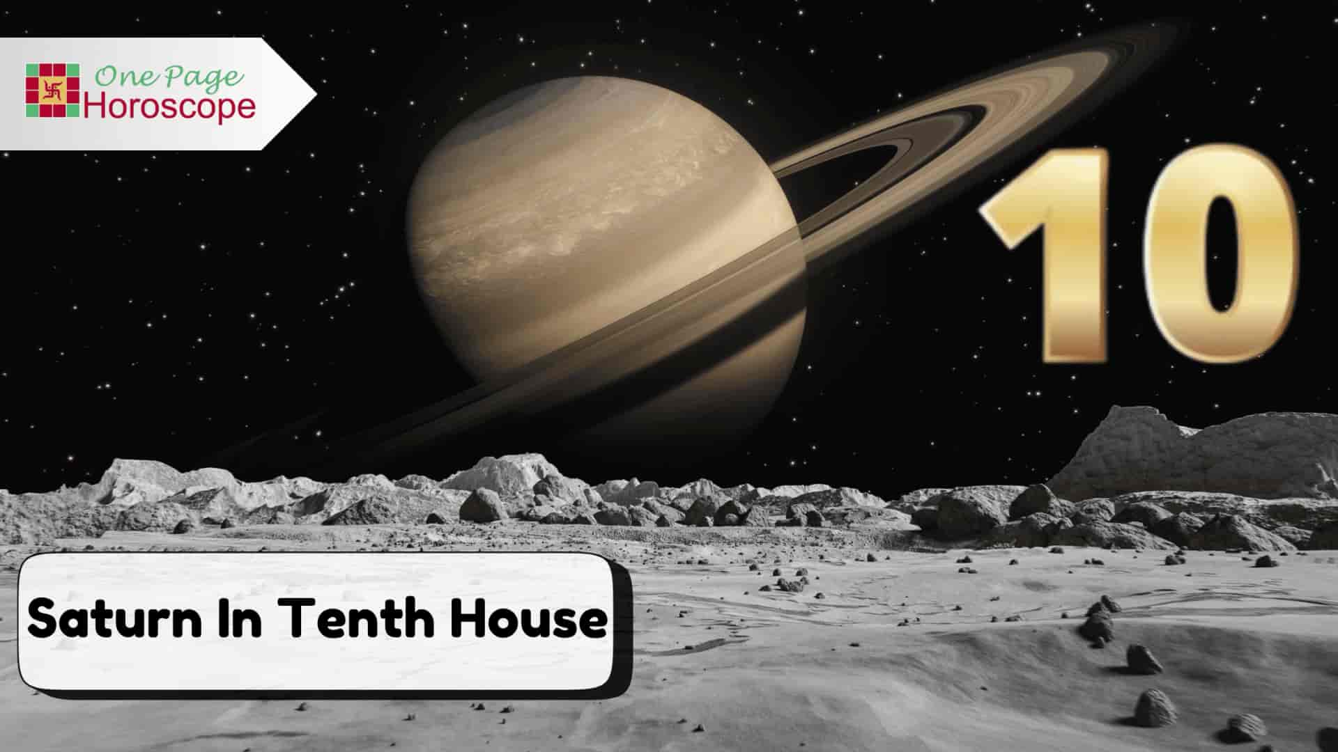 saturn in tenth house