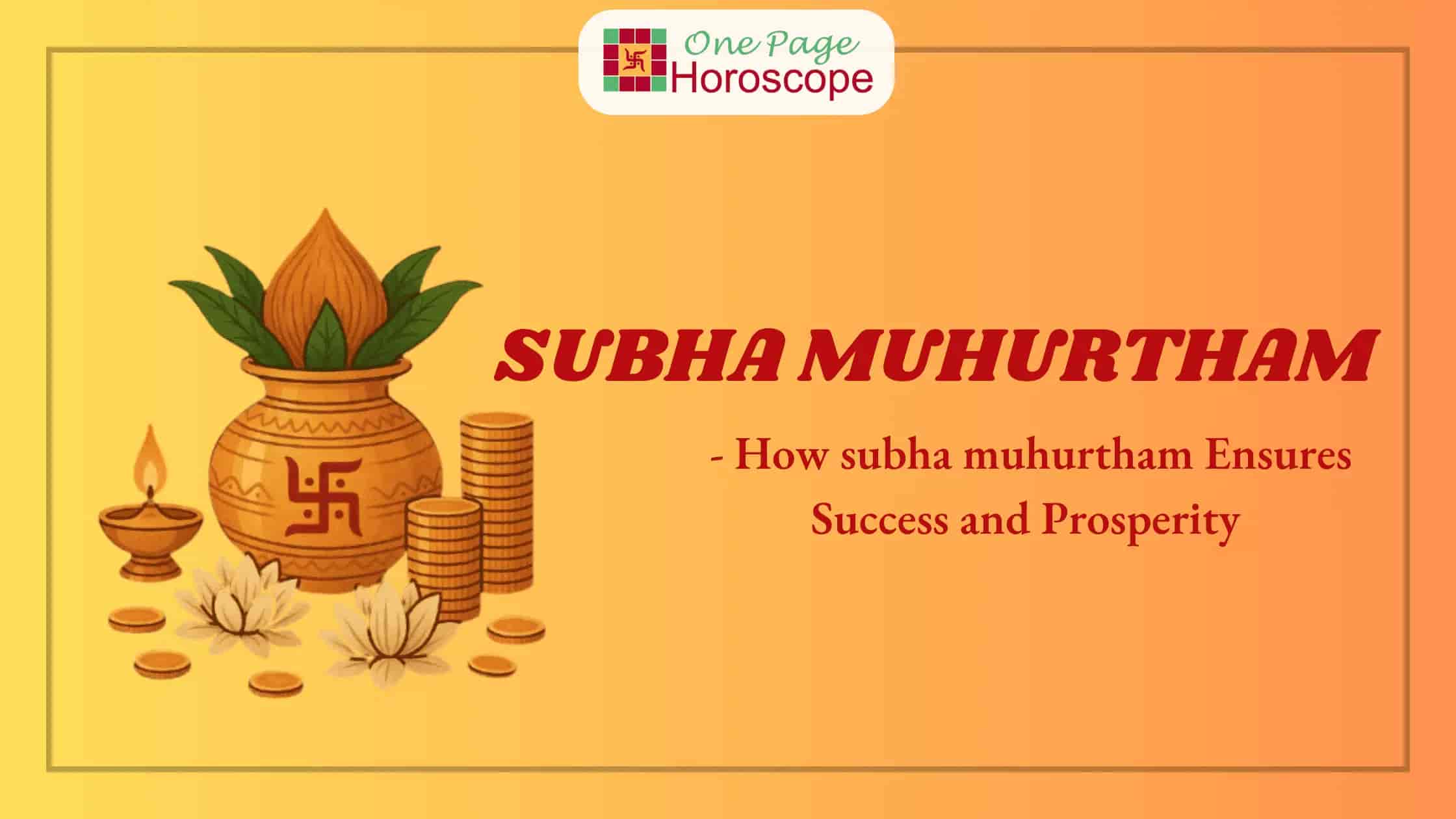  Subha Muhurtham 