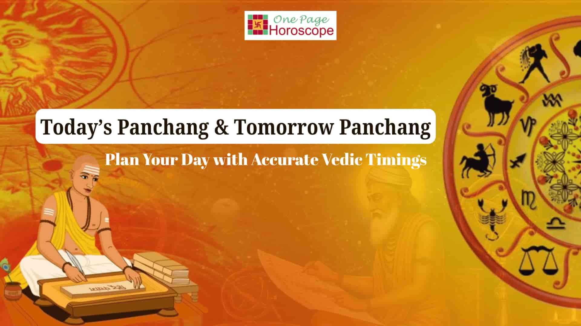  Today's Panchang & Tomorrow Panchang 