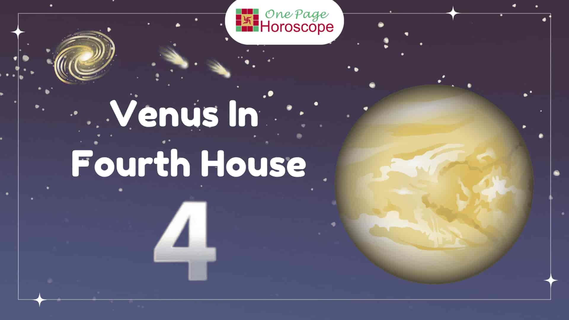 venus in fourth house