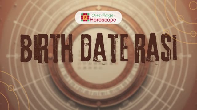 birth date rasi