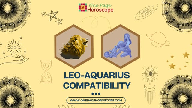 leo aquarius compatibility