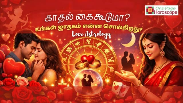 காதல் கைகூடுமா ? உங்கள் ஜாதகம் என்ன சொல்கிறது