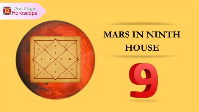 mars in ninth house