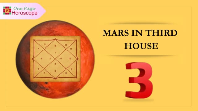 mars in third house