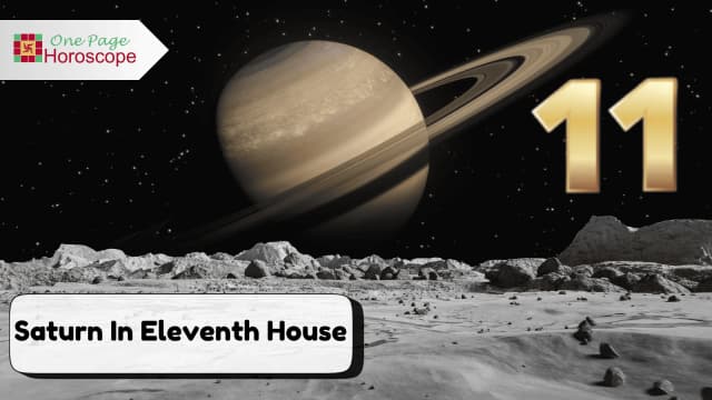 saturn in eleventh house