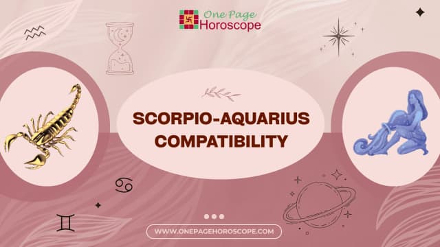 Scorpio Aquarius compatibility
