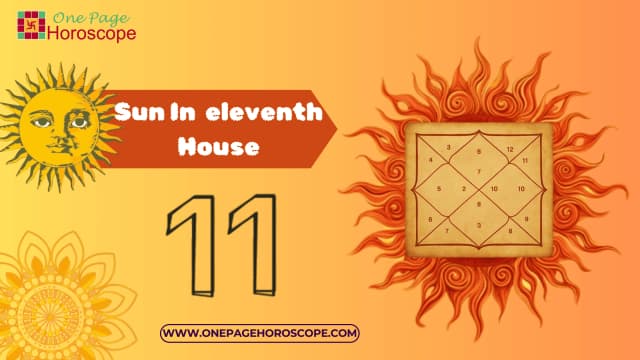 sun in eleventh house