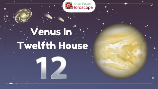 venus in twelfth house