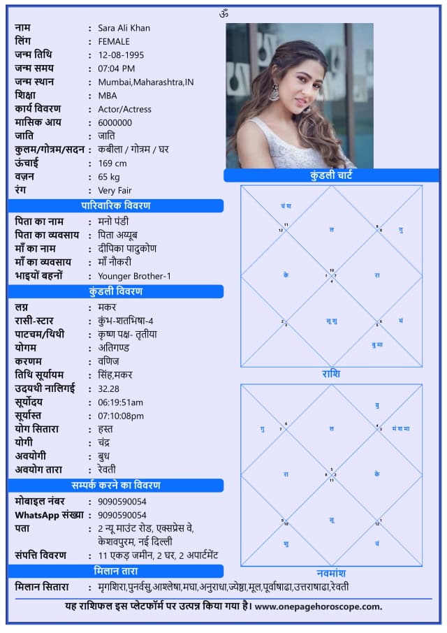 sample bio data template 4