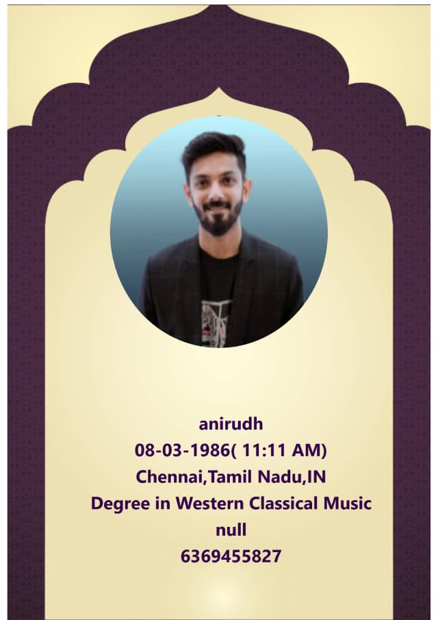 sample bio data template 3