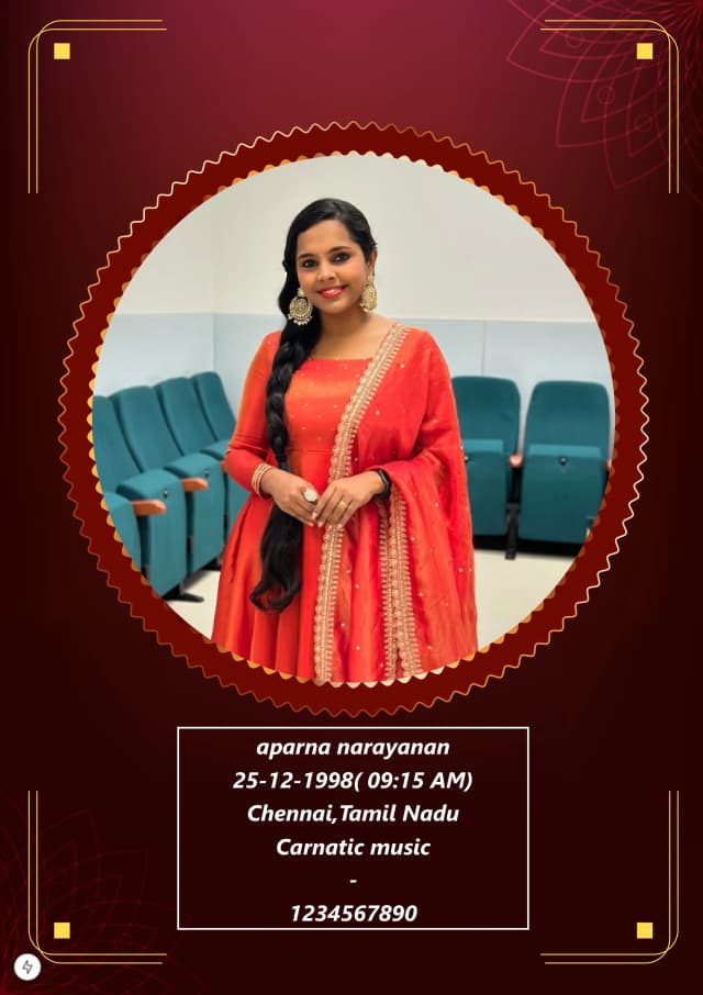 sample bio data template 6