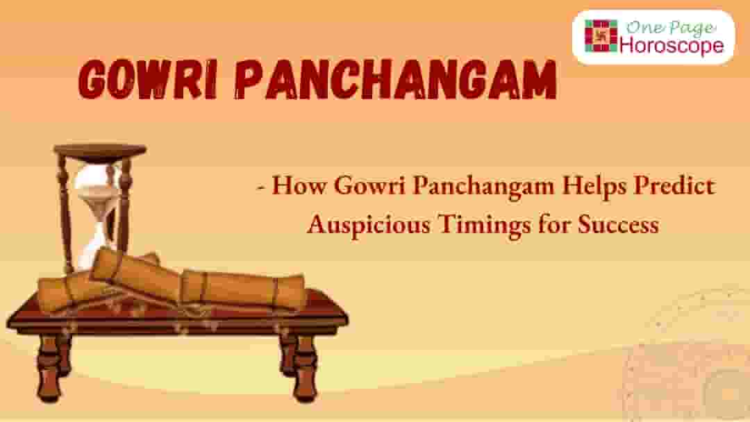 Gowri Panchangam