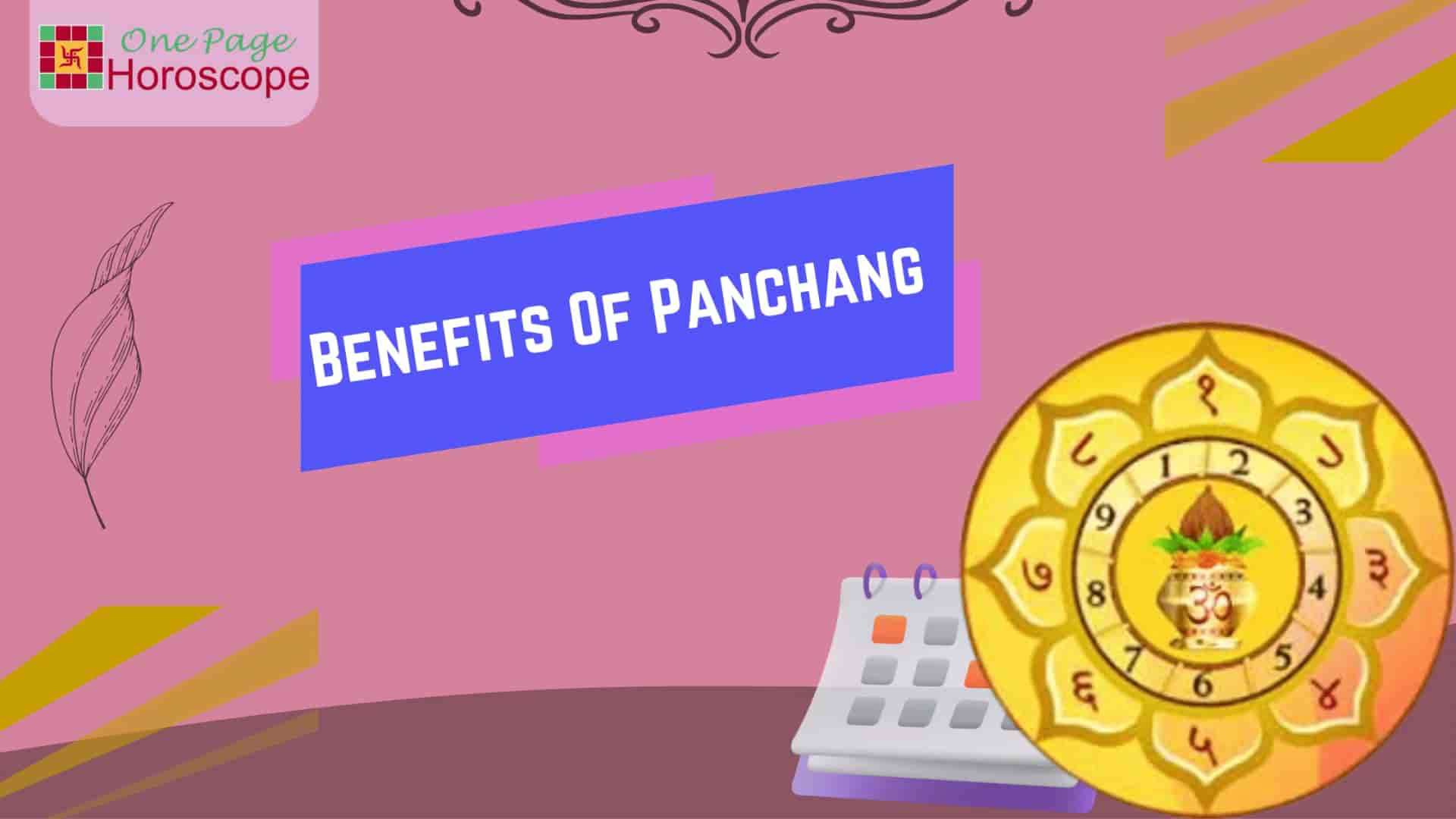 benefits of panchang