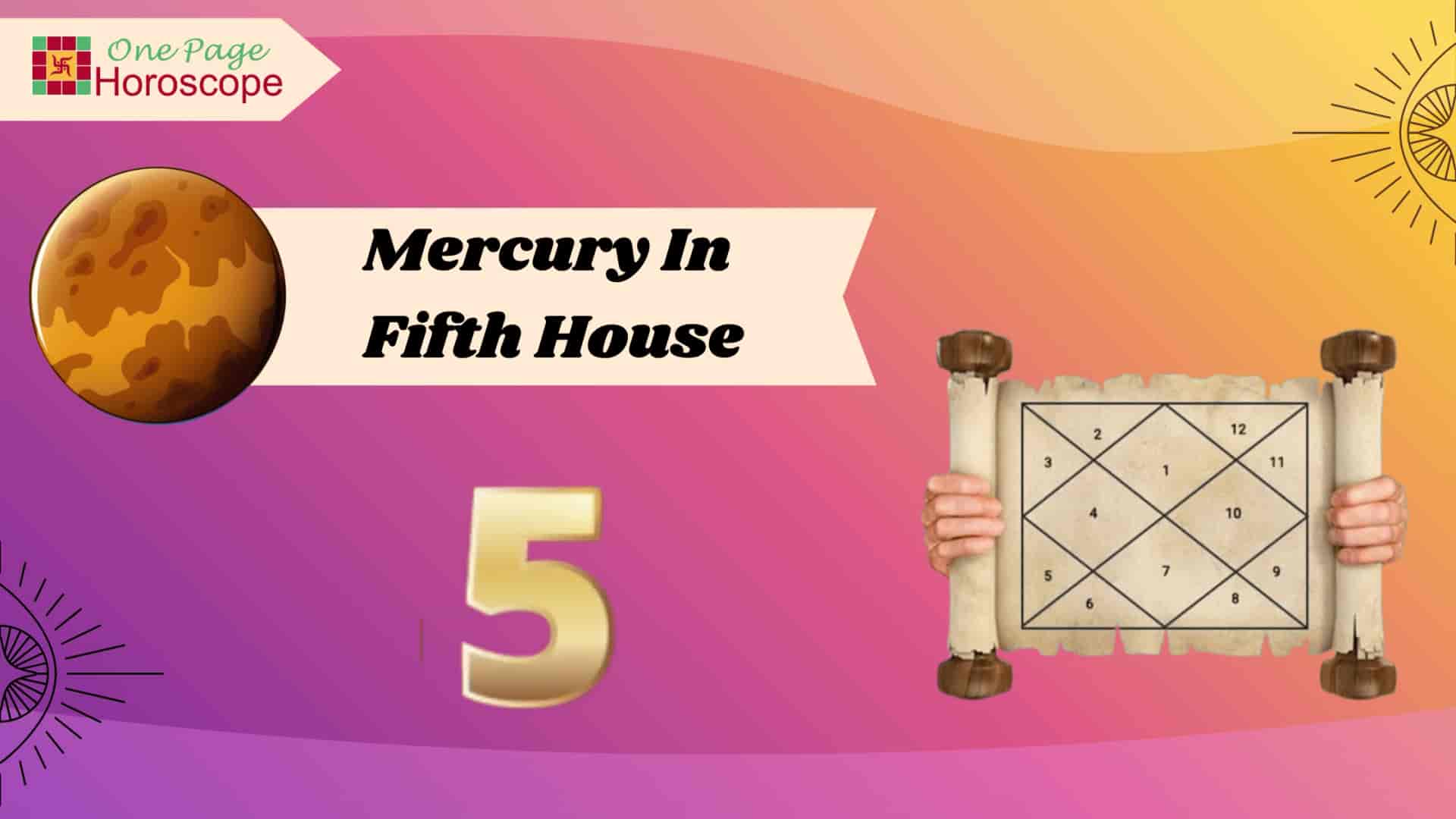 mercury in fifth house
