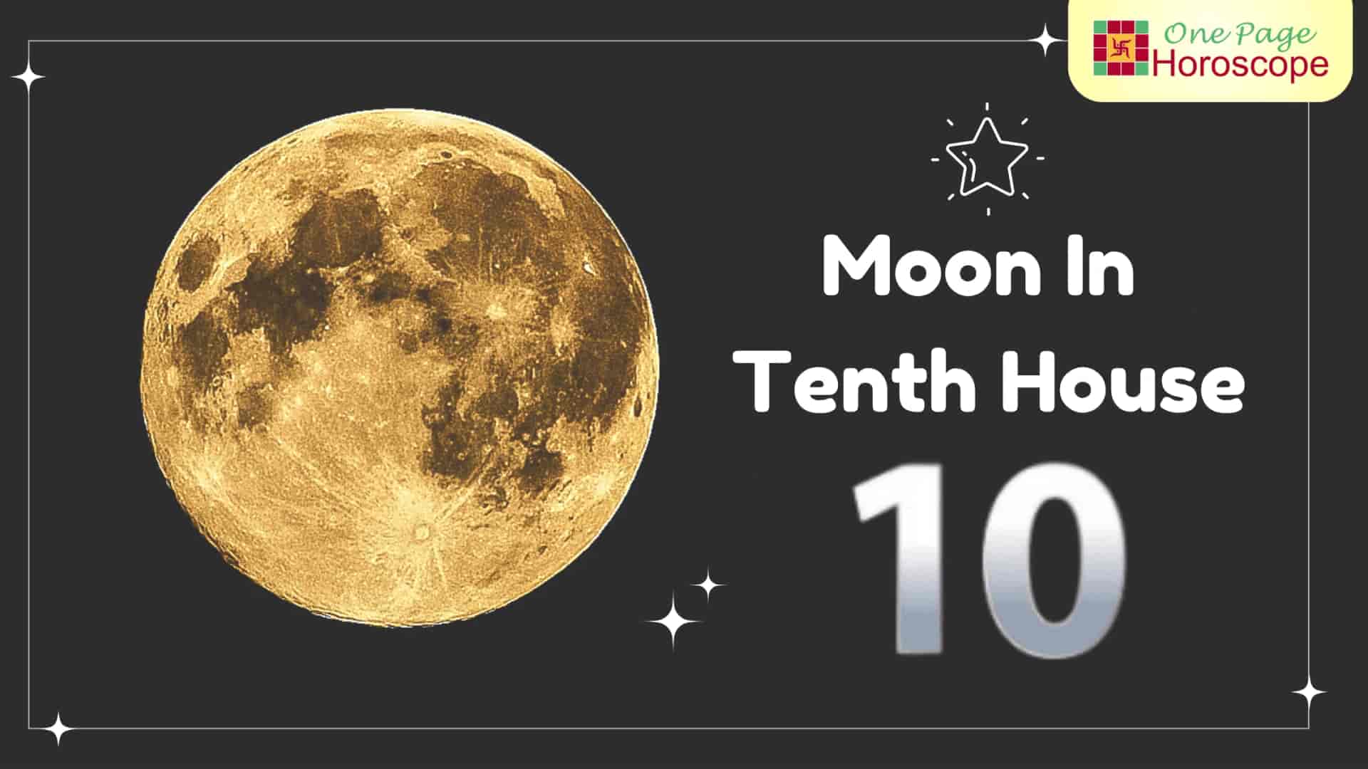 moon in tenth house