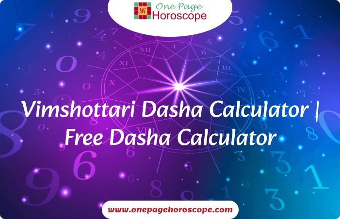Vimshottari Dasha Calculator