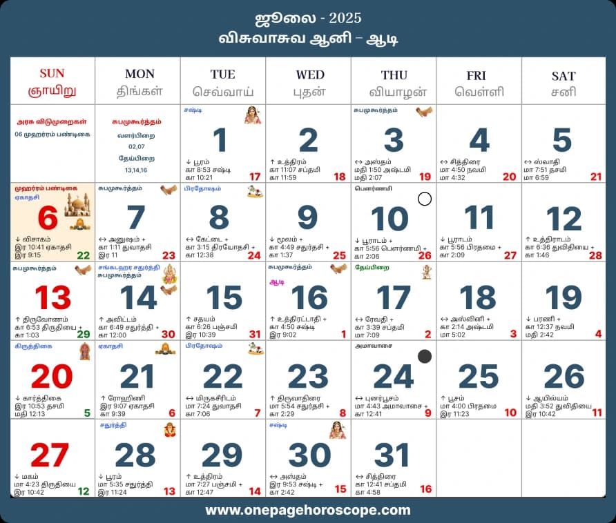 Tamil-Monthly-Calendar-July-2025