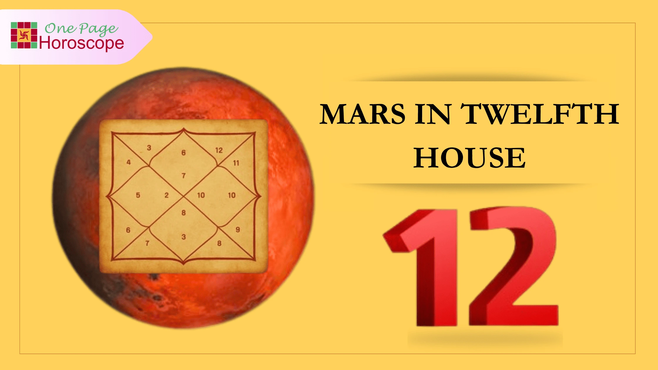 mars in twelfth house