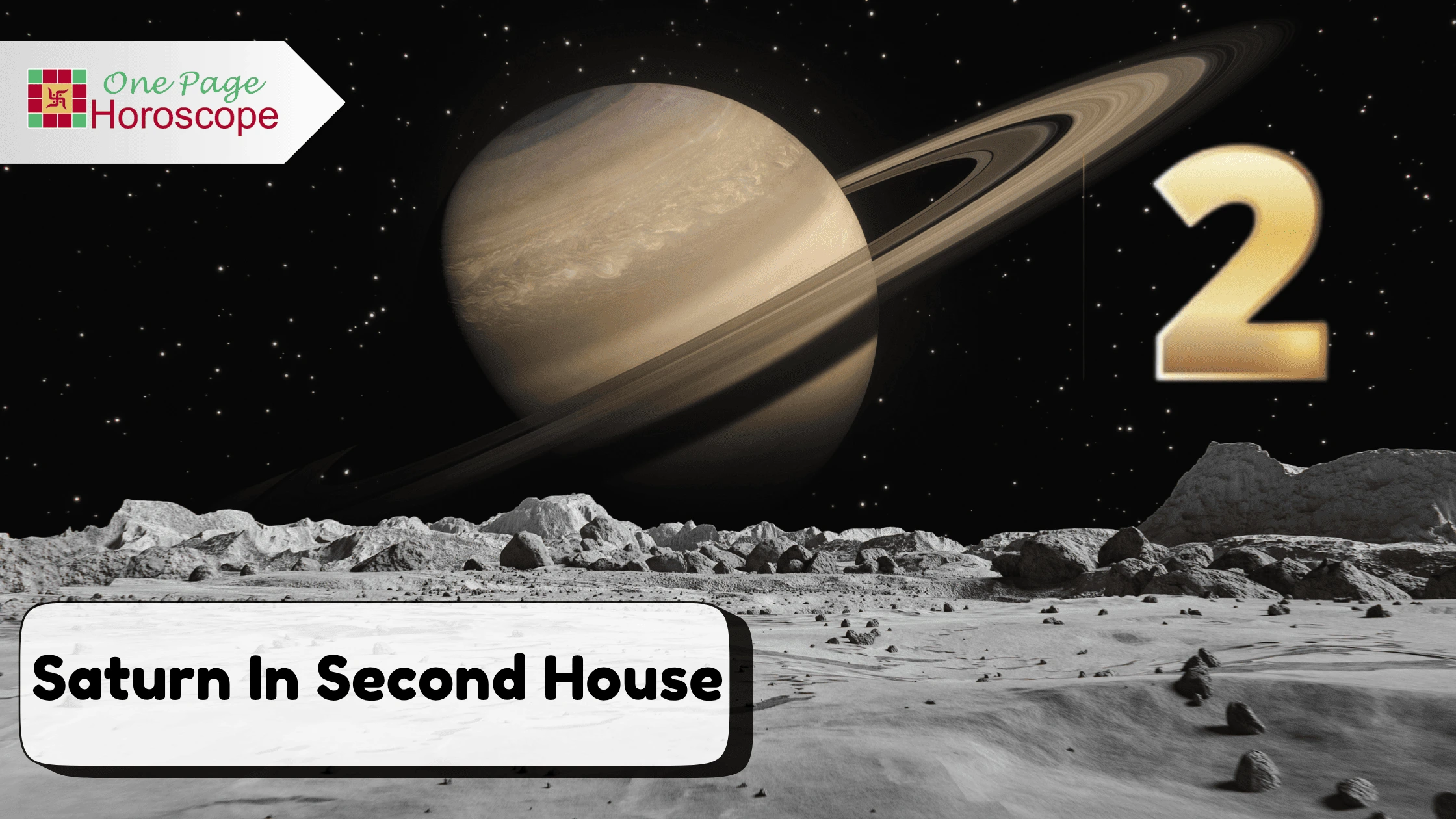 saturn in second house